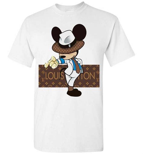 louis vuitton plain white t shirt|t shirt Louis Vuitton mickey.